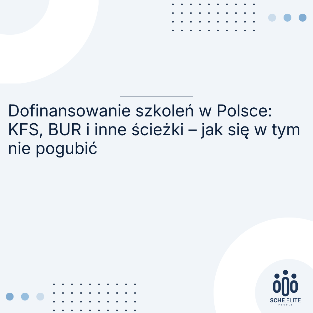 Dofinansowanie szkoleń
