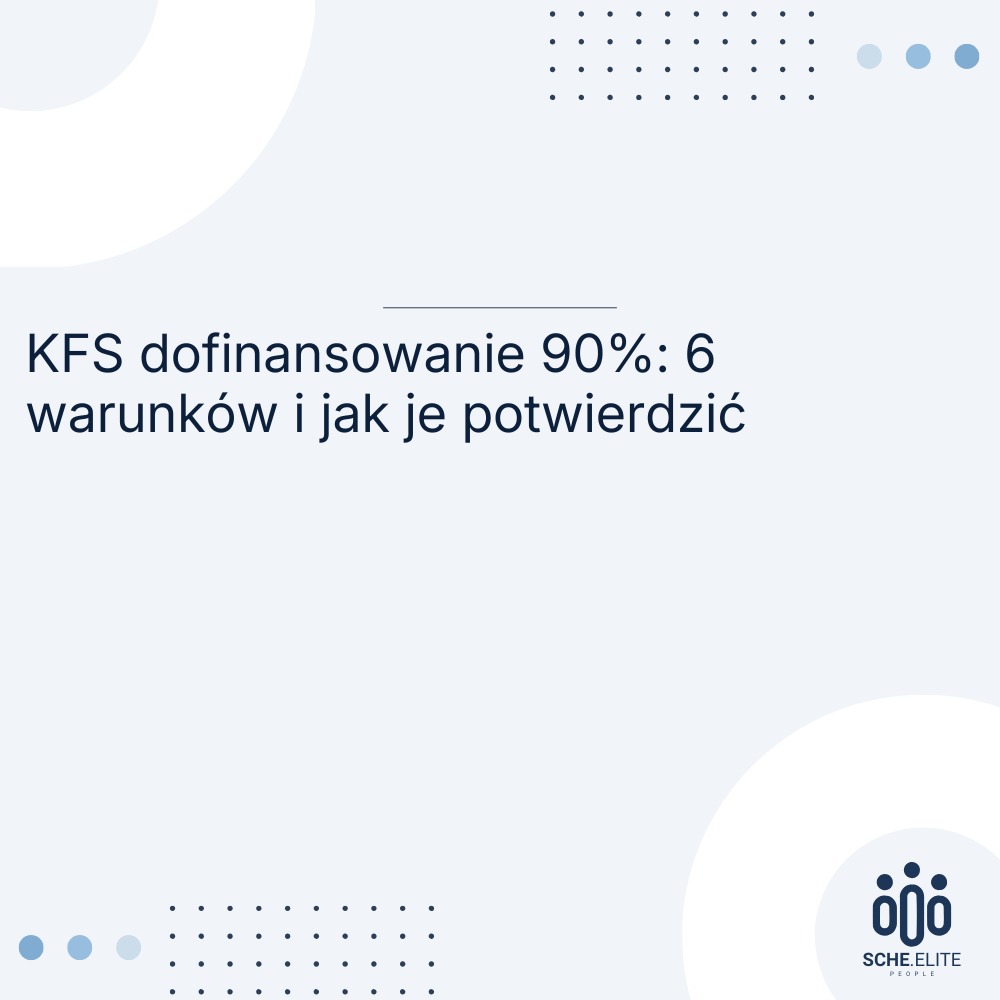 KFS dofinansowanie 90%