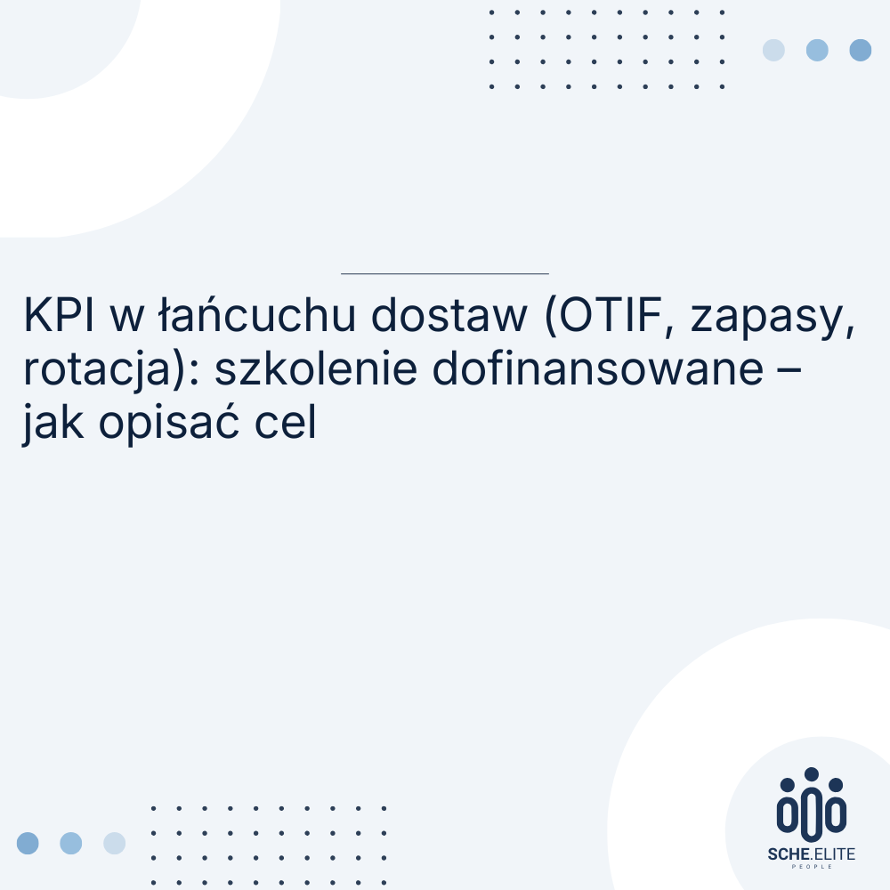 KPI w łańcuchu dostaw