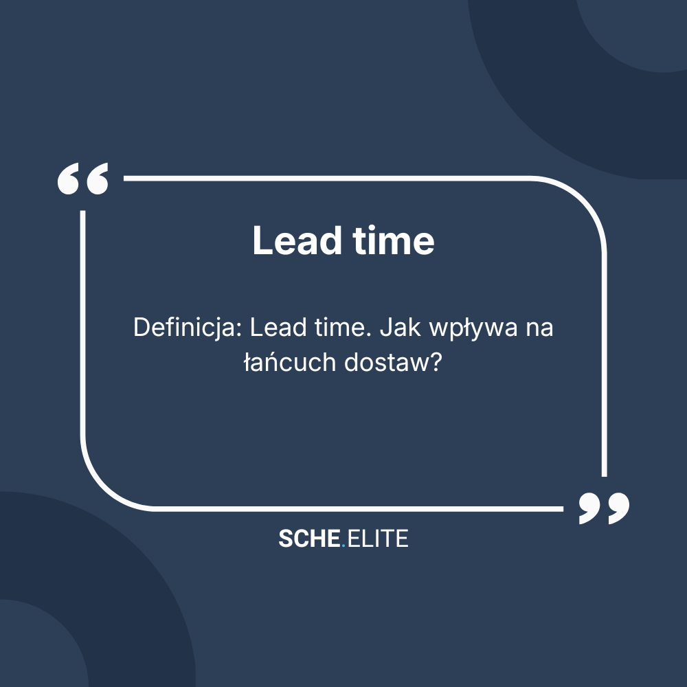 Lead time