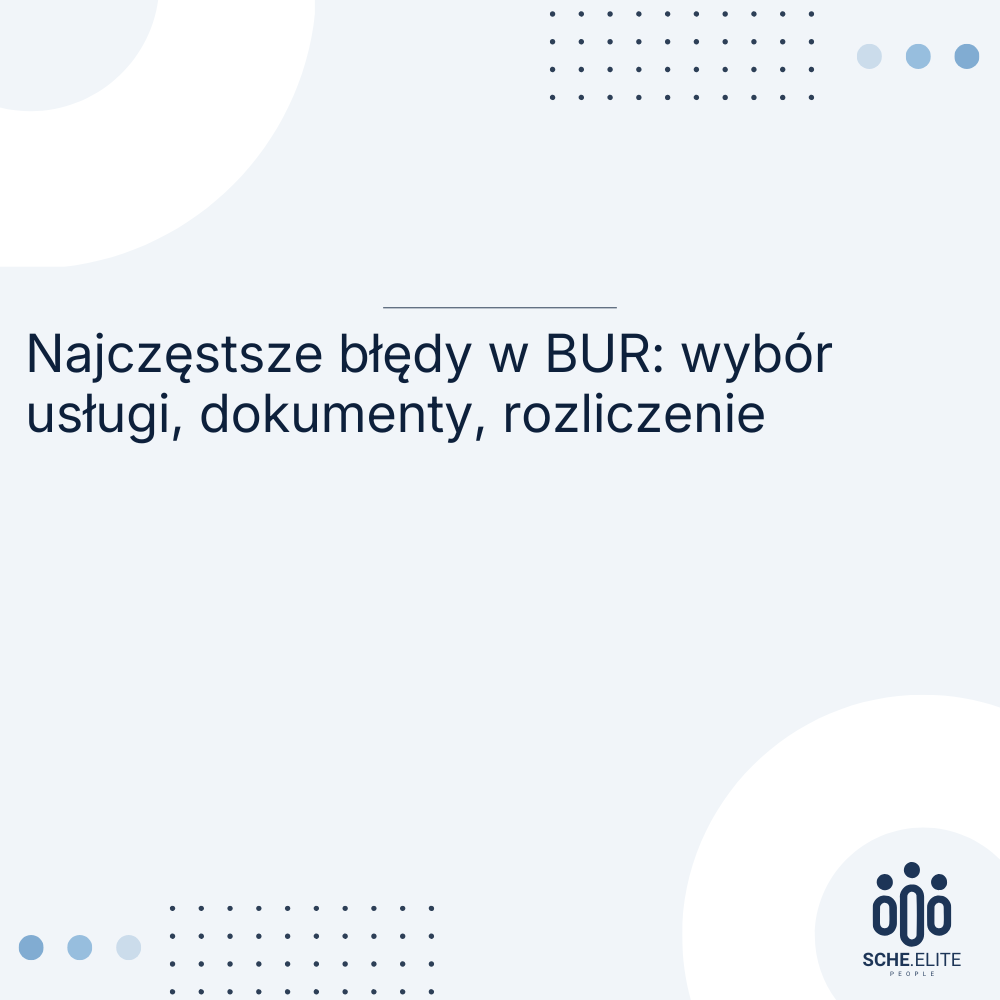 Najczęstsze błędy w BUR