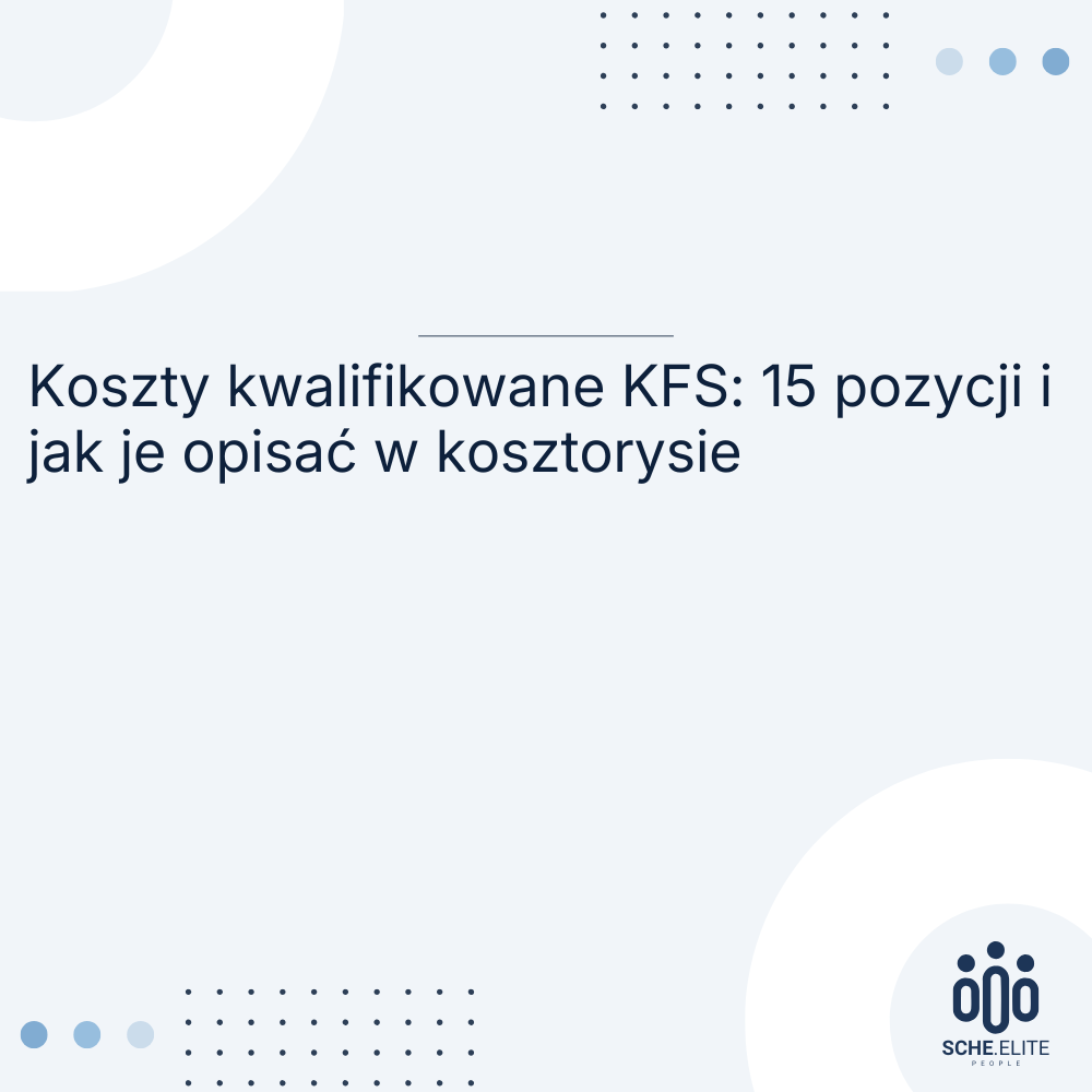 koszty kwalifikowane KFS