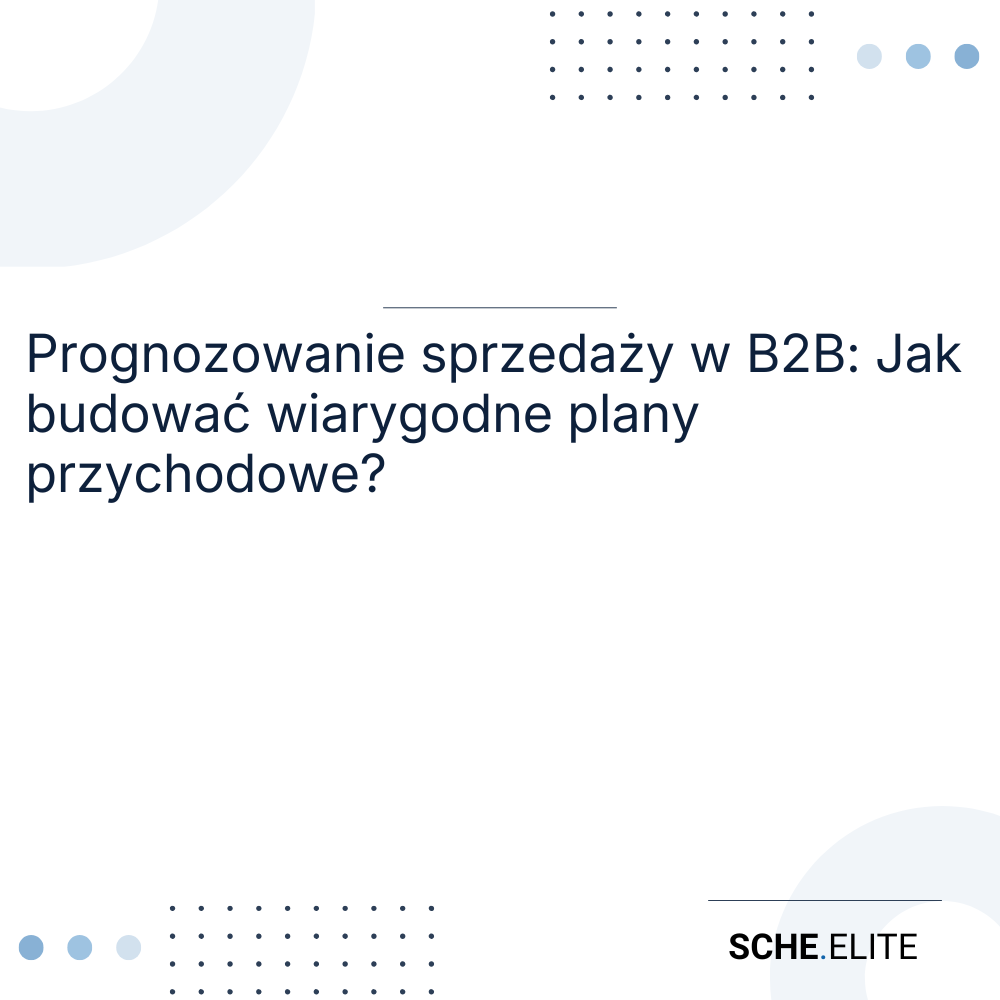 prognozowanie sprzedaży