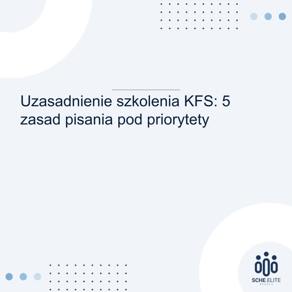 uzasadnienie szkolenia KFS
