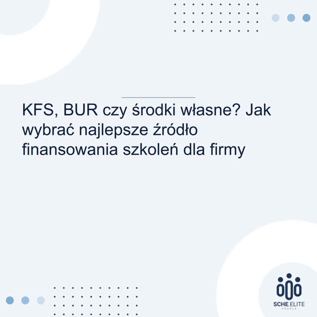 źródło finansowania szkoleń