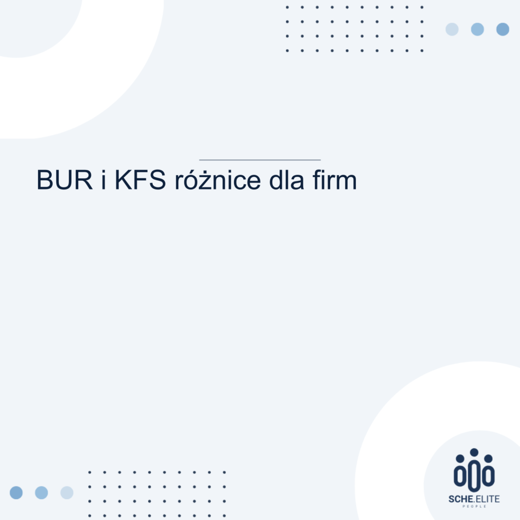 różnice BUR i KFS