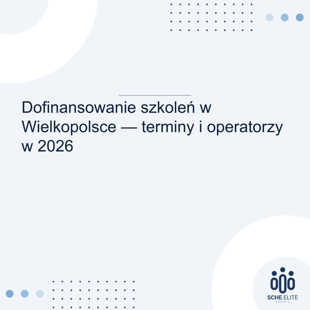 dofinansowanie szkoleń wielkopolska
