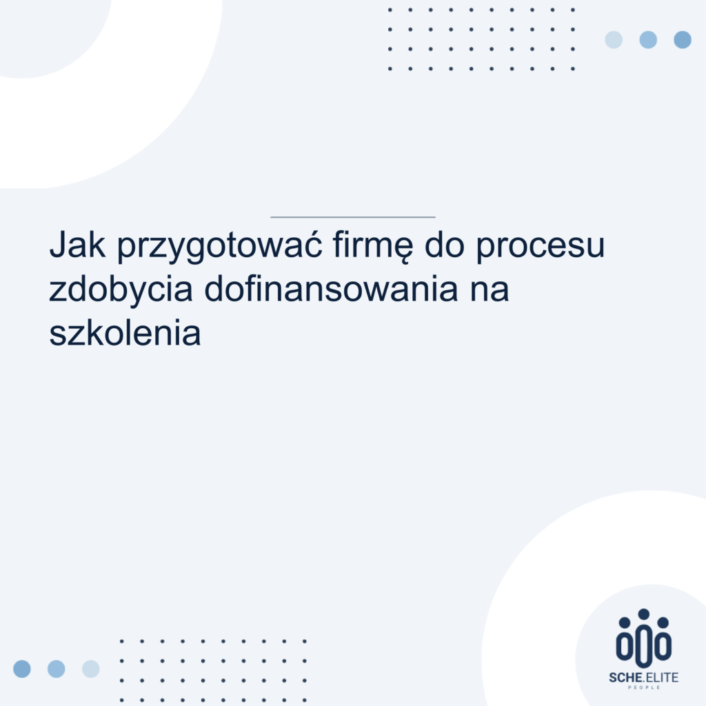 jak przygotować dofinansowanie szkoleń