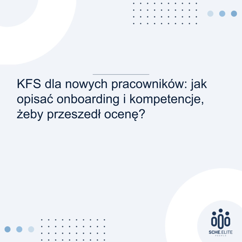 KFS dla nowych pracowników