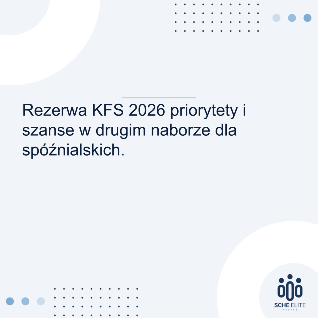 rezerwa KFS 2026 priorytety