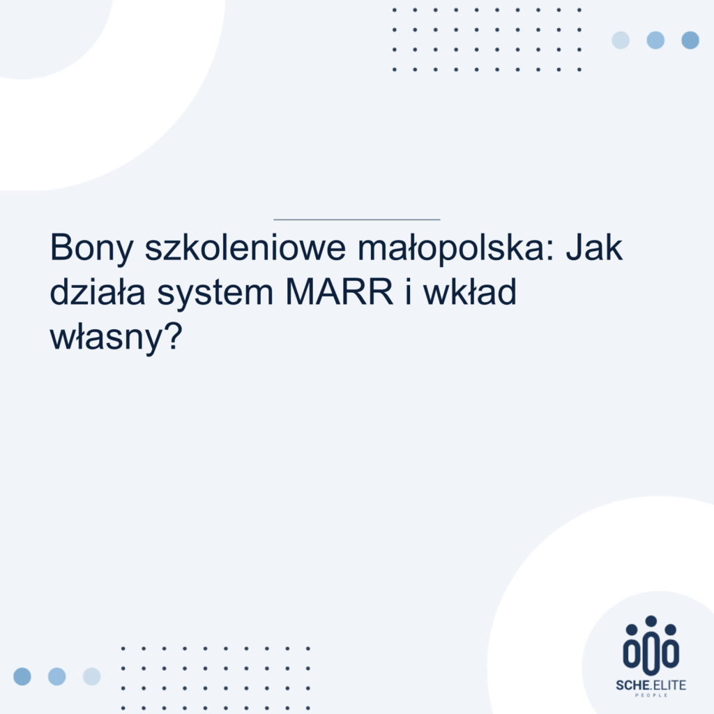 bony szkoleniowe małopolska