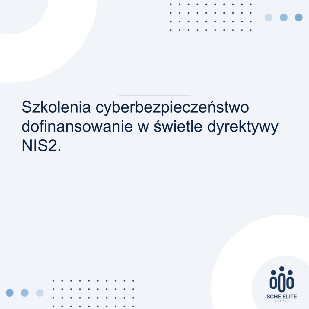szkolenia cyberbezpieczeństwo dofinansowanie