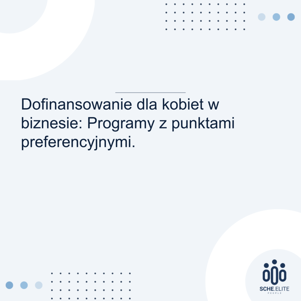 dofinansowanie dla kobiet w biznesie