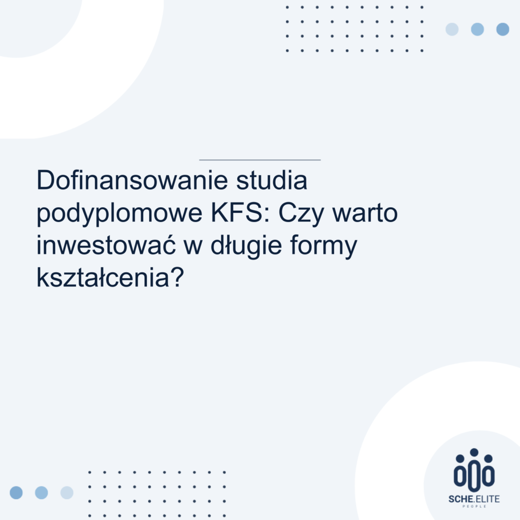 dofinansowanie studia podyplomowe KFS