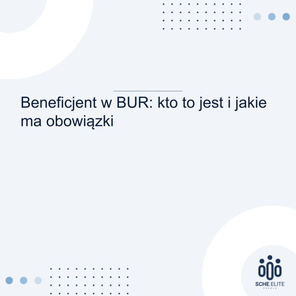 beneficjent bur definicja