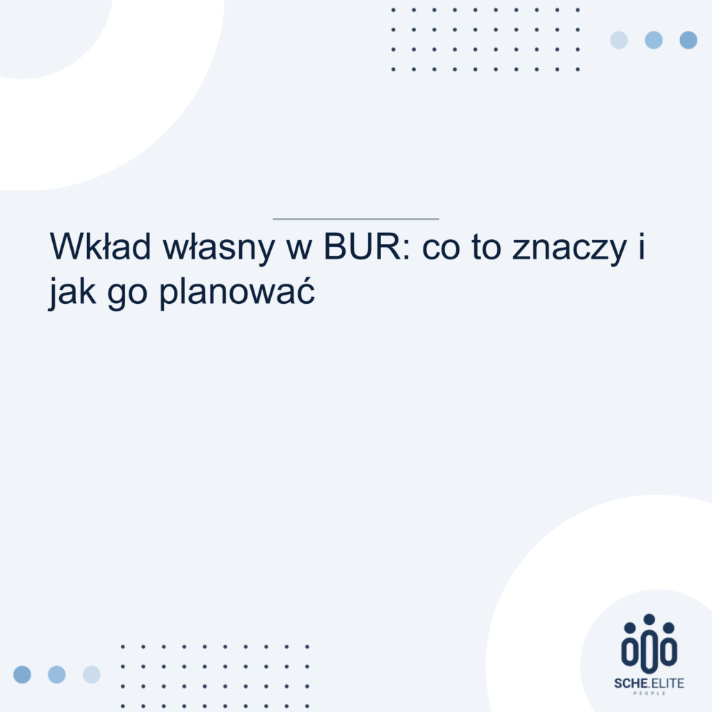 wkład własny bur co to jest
