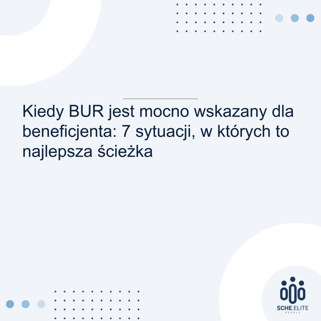 kiedy bur jest mocno wskazany dla beneficjenta