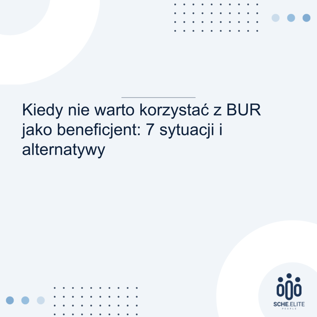 kiedy nie warto korzystać z bur
