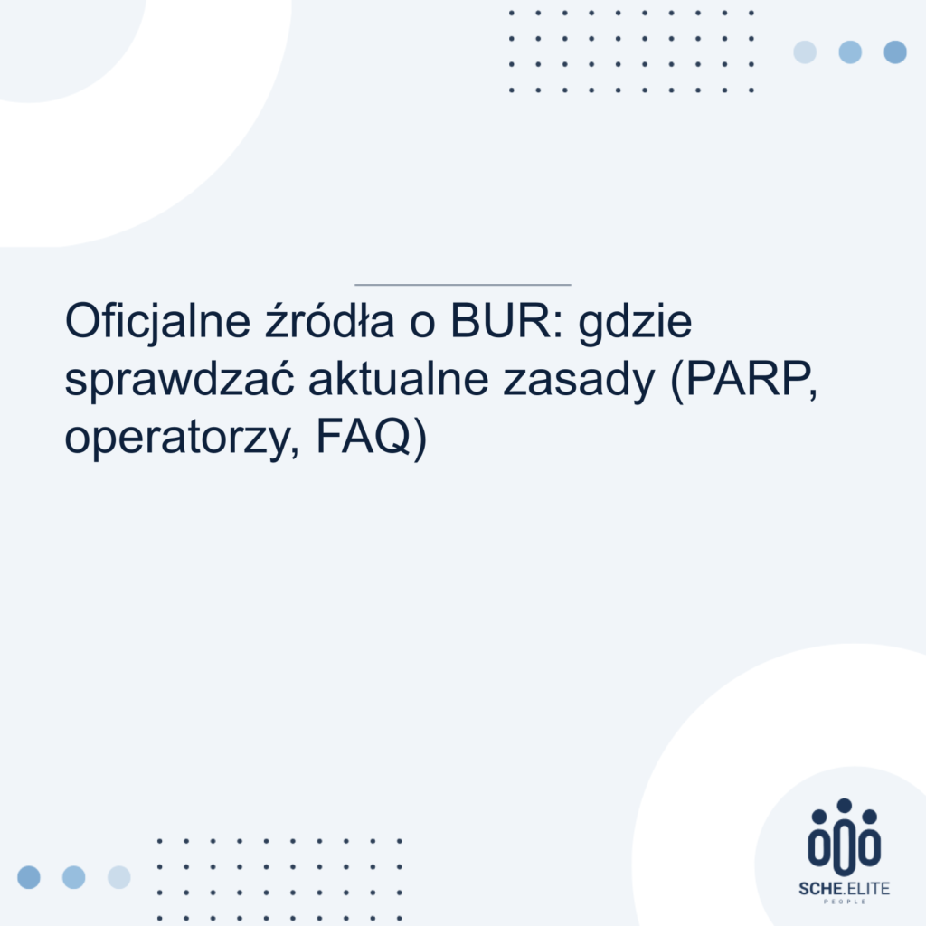 oficjalne źródła parp bur