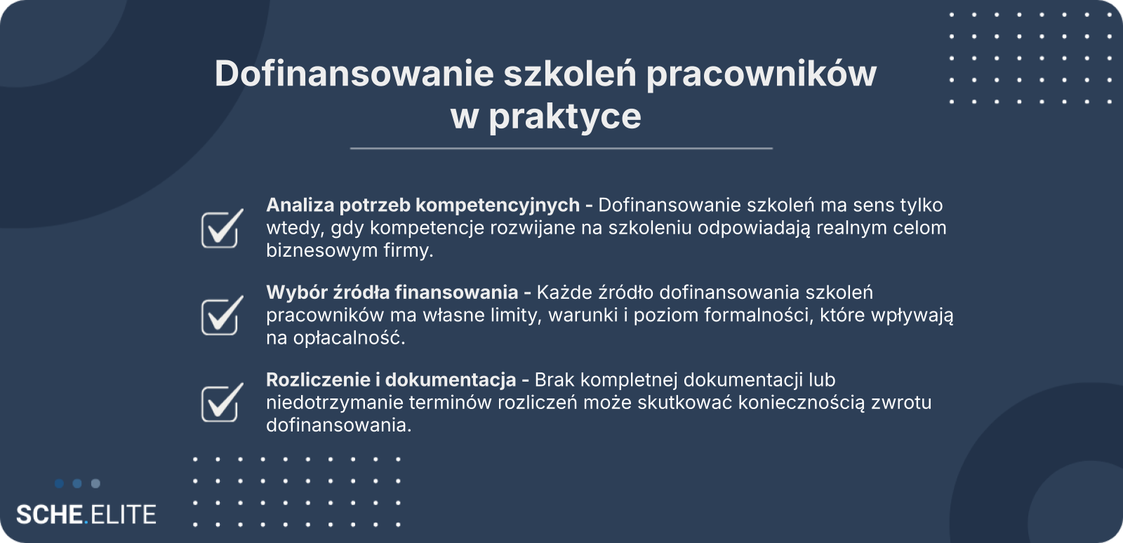 Dofinansowanie szkoleń pracowników – kluczowe zasady pozyskania i rozliczania środków