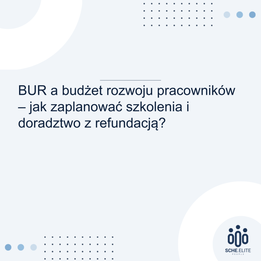 bur a budżet rozwoju pracowników