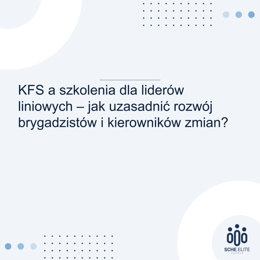 kfs a szkolenia dla liderów liniowych