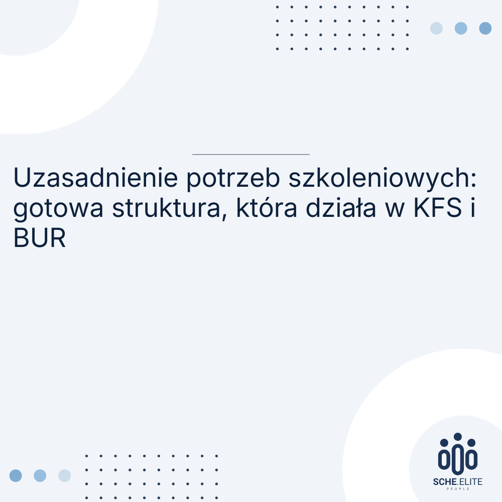 uzasadnienie potrzeb szkoleniowych