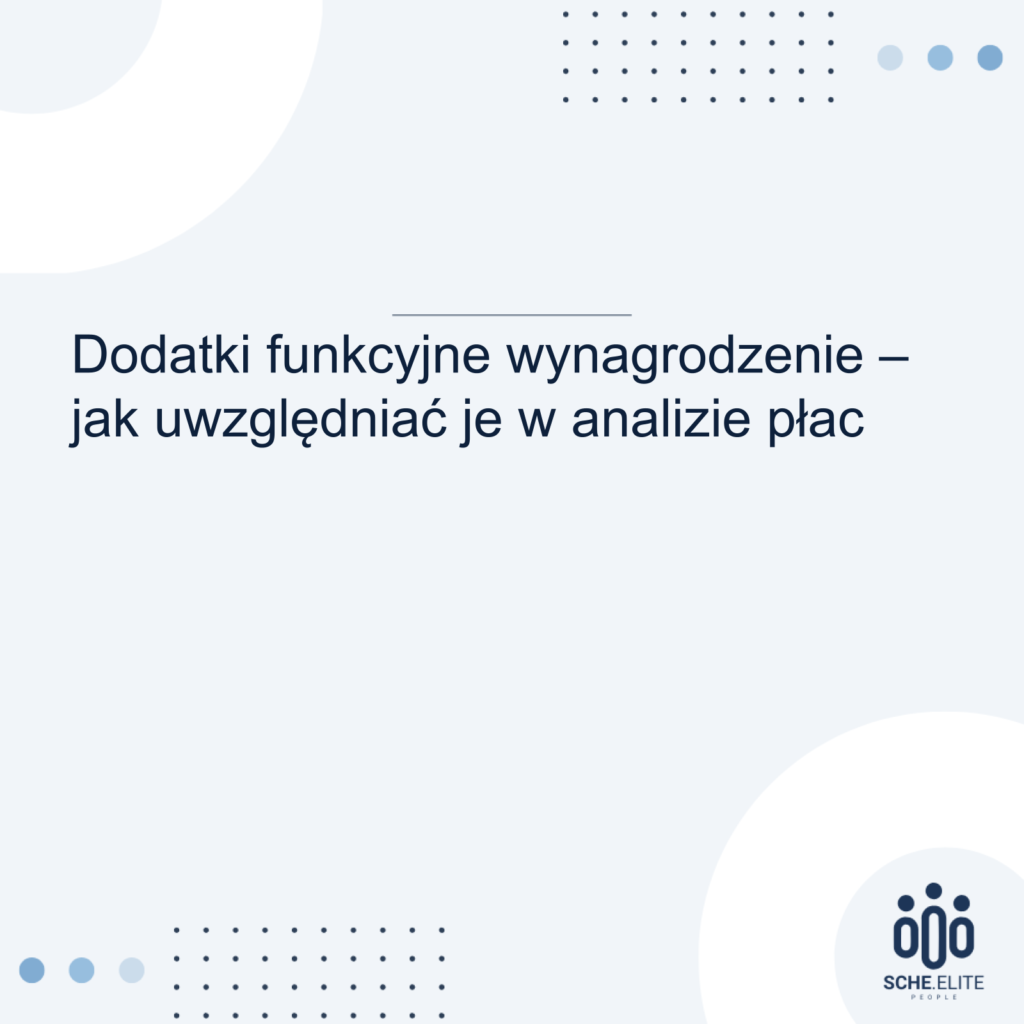 dodatki funkcyjne wynagrodzenie