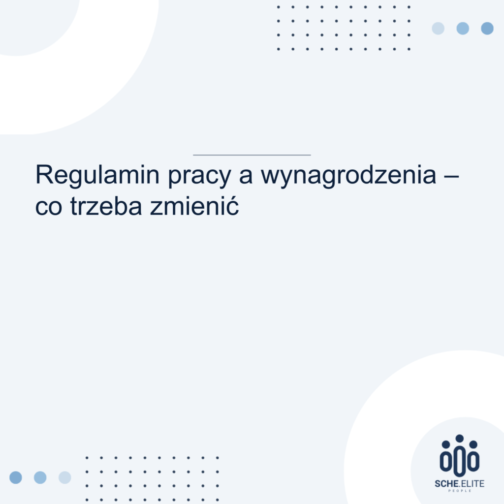 regulamin pracy a wynagrodzenia