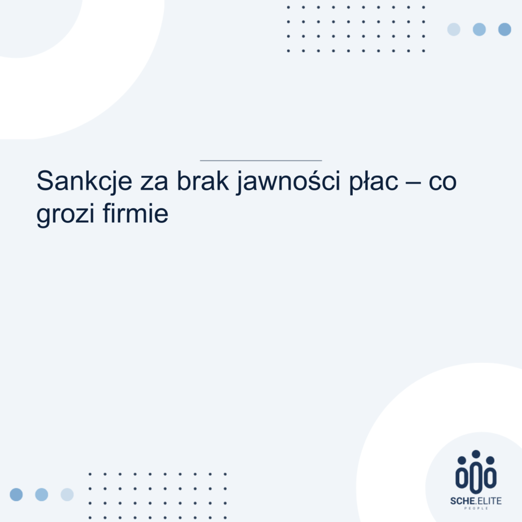 sankcje za brak jawności płac