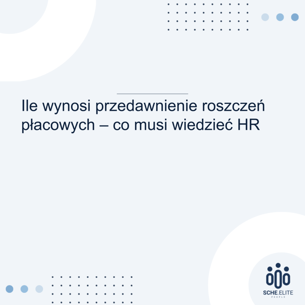 ile wynosi przedawnienie roszczeń płacowych