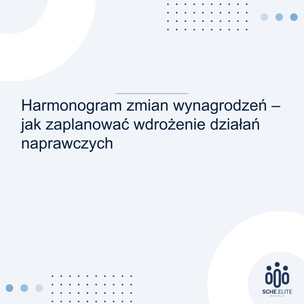 harmonogram zmian wynagrodzeń