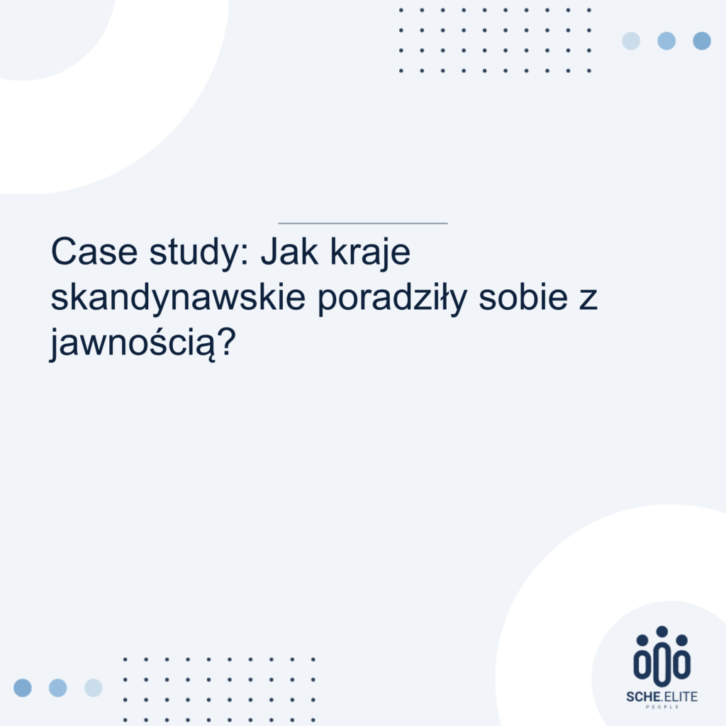 jak kraje skandynawskie poradziły sobie z jawnością