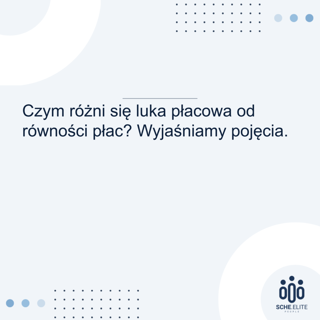 Czym różni się luka płacowa od równości płac