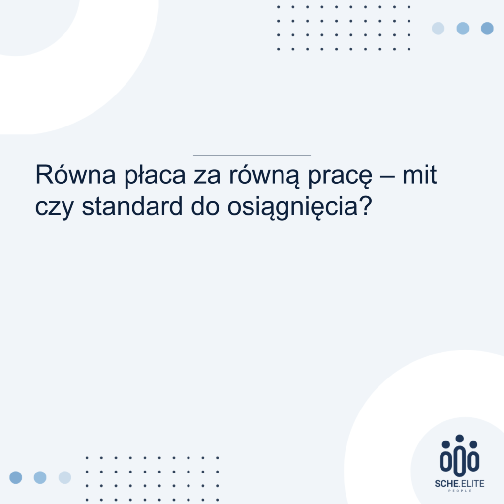 Równa płaca za równą pracę